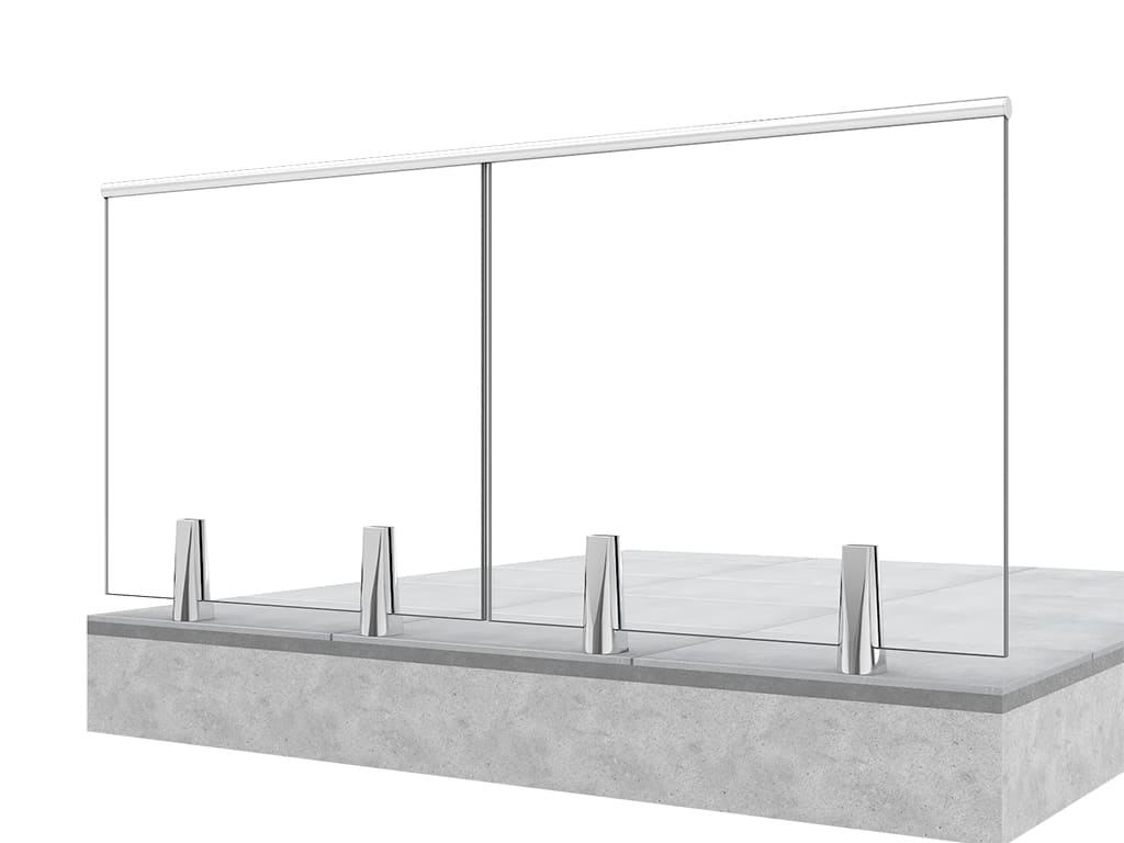 Mains courantes RP-1400 garde corps terrasse GLASSFIT CC-800